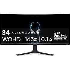 历史最低价，Alienware 34寸曲面QLED游戏显示器